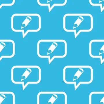 Pencil message pattern Stock Illustration