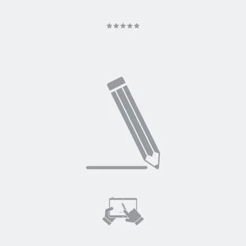 Pencil modern vector icon 스톡 일러스트