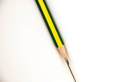 Pencil on note Stock Photos