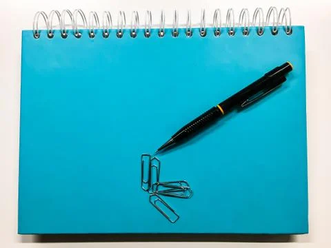 Pencil &amp; Notebook Stock Photos