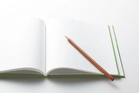 Pencil on a Notepad Foto stock