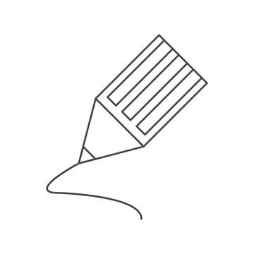 Pencil object and school tool design 스톡 일러스트