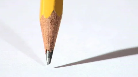 Pencil on paper - HD  Stock Footage 366878