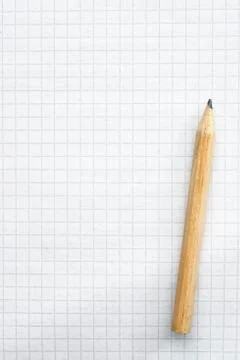 Pencil on paper Stock Photos