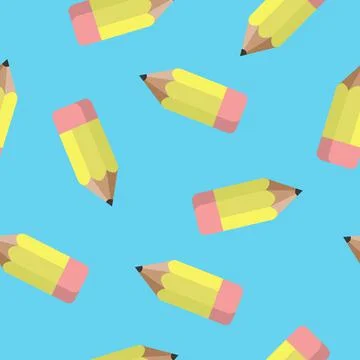 Pencil Pattern Stock Illustration