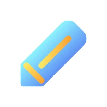Pencil pixel perfect flat gradient color ui icon イラスト素材