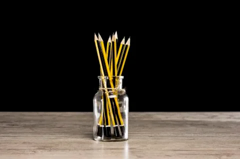 Pencil pot Stock Photos