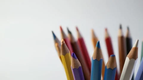 Pencil rotate copy space Stock Footage 171765451