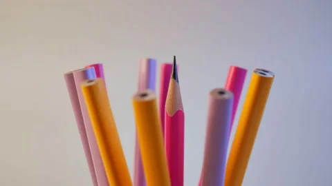 Pencil rotation Stock Footage 171765483