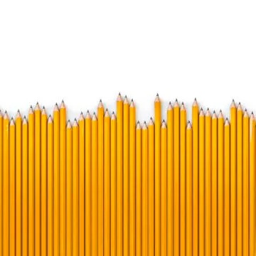 Pencil row background Illustrazione stock
