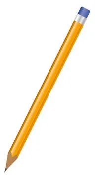 Pencil with rubber 写真素材