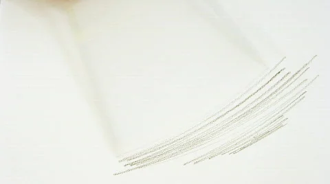 Pencil scribbling lines on paper Stock Footage 871906