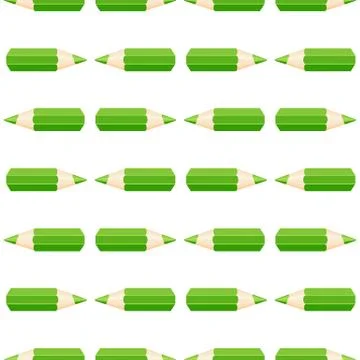 Pencil seamless isolated Stock Illustration