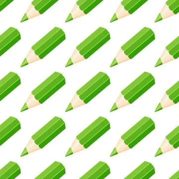 Pencil seamless isolated Stock Illustration