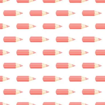 Pencil seamless isolated Stock Illustration