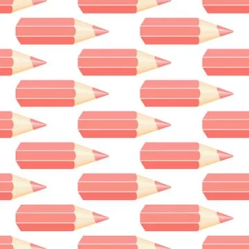 Pencil seamless isolated Stock Illustration