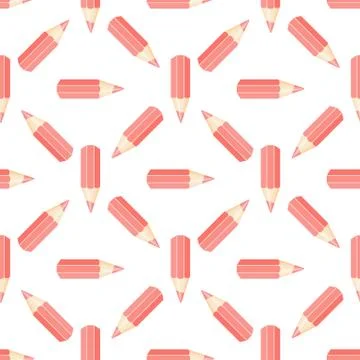 Pencil seamless isolated Stock Illustration