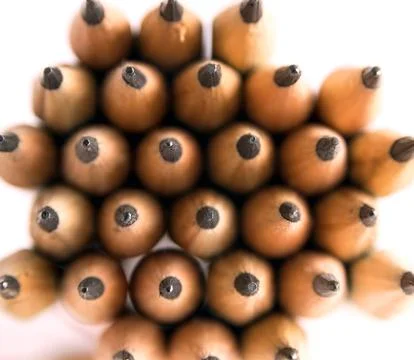 Pencil sharp stick Stock Photos