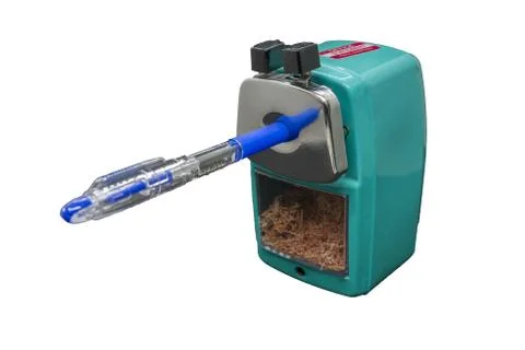 Pencil sharpener isolated Stock Photos