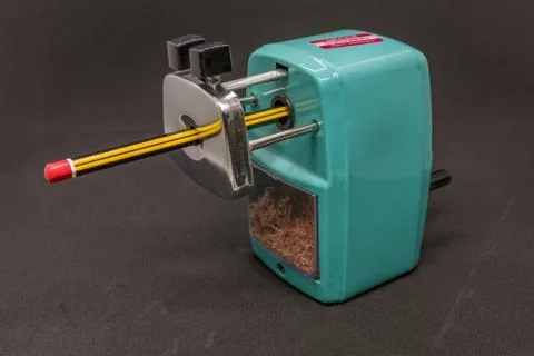 Pencil sharpener isolated Stock Photos
