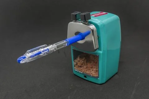 Pencil sharpener isolated Stock Photos