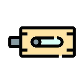 Pencil sharpener office school tool supply for education Stock Illustration