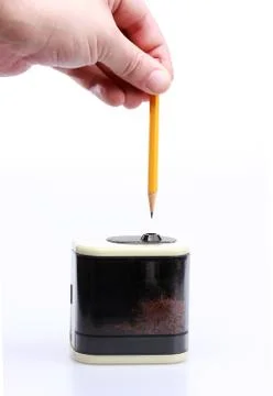 Pencil sharpener Stock-Fotos