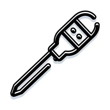 Pencil sharpener tool for drawing and art supplies Stock Illustration