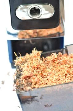 Pencil sharpener   on white background Stock Photos