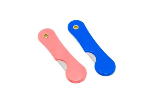 Pencil sharpener on white background. Foto stock