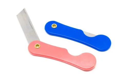 Pencil sharpener on white background. Foto stock