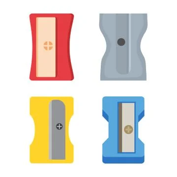 Pencil sharpener on white background. Stock Vector illustration. Stock Illustration