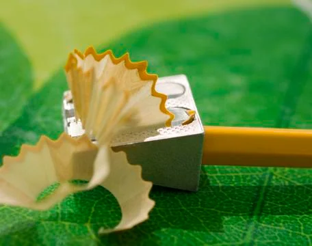 Pencil sharpner Stockfoto's