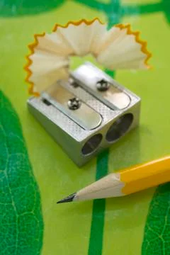 Pencil sharpner Stockfoto's
