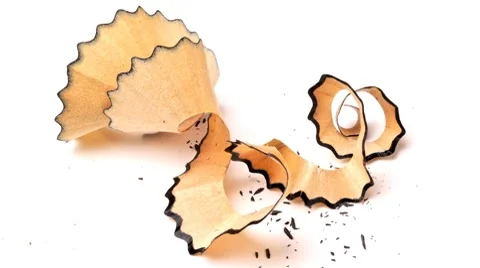 Pencil shavings Stock Footage 8845829