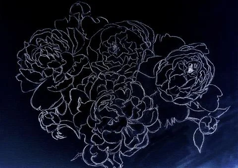 Pencil sketch Illustrazione stock