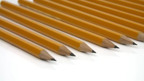 Pencil with a sliding camera move. Stock-Footage 88664848
