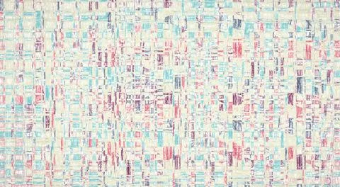 Pencil square colored graphic elements. Dynamic lines. Template for the desig Stock Illustration