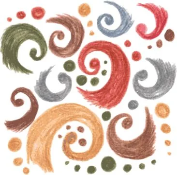 Pencil strokes. Vector pattern. Stock Illustration