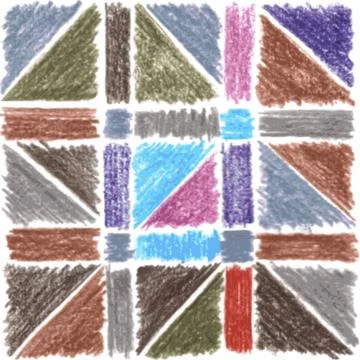 Pencil strokes. Vector pattern. Stock Illustration