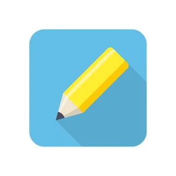 Pencil stylish icon Stock Illustration