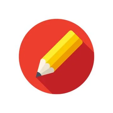 Pencil stylish icon Stock Illustration