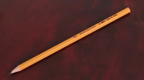 A pencil on the table Stock Footage 53281353