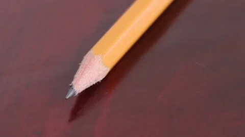 A pencil on the table Stock Footage 53281408