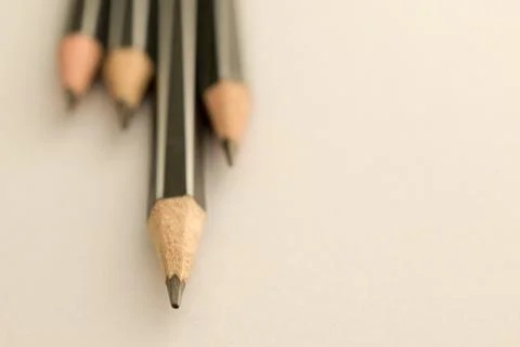 Pencil on table Stock Photos