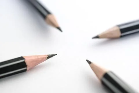 Pencil on table Stock Photos