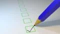 Pencil ticking boxes survey vote exam loop 4K 4k or 4k+ Resolution