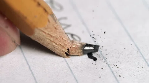 Breaking a deals pencil