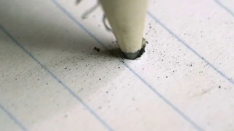 Pencil Tip Exploding While Breaking Close Up Super Slow Motion 動画素材 71358556