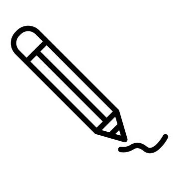 Pencil tool Vector Icon Design Illustration Stock Illustration